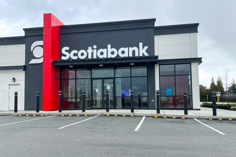 The exterior of a Scotiabank